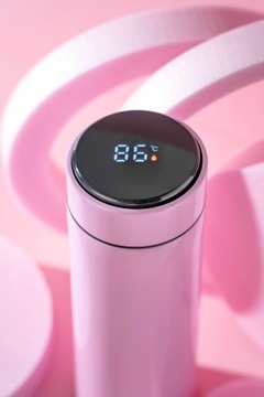 ТЕРМОКРУЖКА ТЕРМОС 473мл LED С ТЕМПЕРАТУРОЙ ДЛЯ КОФЕ И ЧАЯ ДЛЯ АВТОМОБИЛЯ