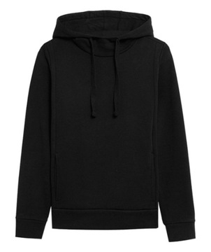 dresowa bluza damska z kapturem OUTHORN czarna XS