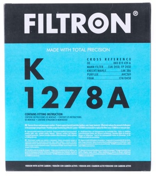 FILTR KABINA FILTRON K 1278A