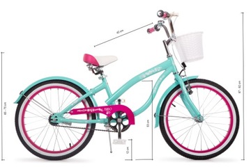 Польский велосипед Cruiser 20 дюймов для девочек.