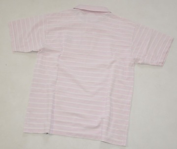 LACOSTE koszulka polo męska różowa paski 6 jak XL