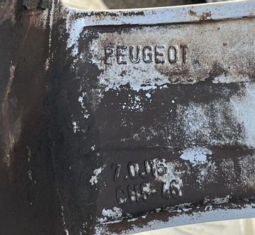 KOLO DISK PNEUMATIKA PEUGEOT 508 I 1 7.0J16 ET46 ORIG.