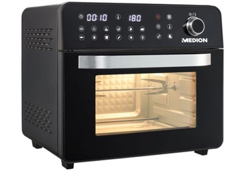 MINI PIEKARNIK NABLATOWY MD10974 1700W 230 STOPNI TIMER ROŻEN SZASZŁYKI 23L