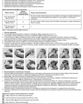 Полумаска P3 FFP3 против пыли и вирусов