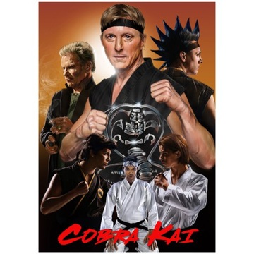 Plakat Cobra Kai Karate Kid Ralph Macchio