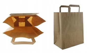 TORBA PAPIEROWA EKO 260 x140x300 mm 26 x 14 x 30 cm 250 SZT