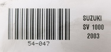 SUZUKI SV 1000 03-07 ПЕРЕДНЯЯ ОСЬ