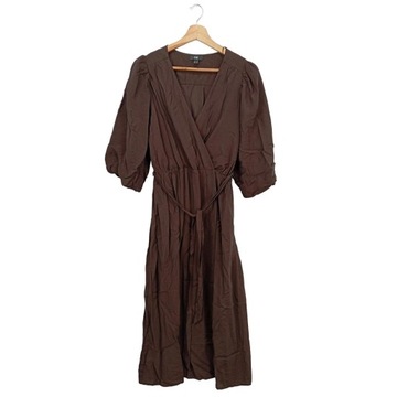 C&A Kopertowa sukienka Rozm. EU 40 brązowy