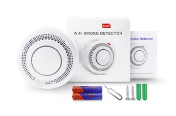Głośny bezprzewodowy czujnik Detektor sensor Dymu Alarm Pożaru ZIGBEE TUYA