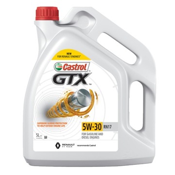 CAS 5W30 GTX RN17 5L OLEJ CASTROL 5W30 5L GTX RN17 / C3