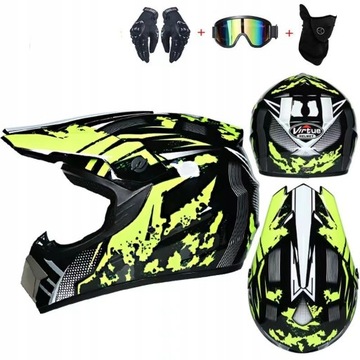 KASK MOTOCYKLOWY OFF-ROAD ENDURO MOTOCROSS