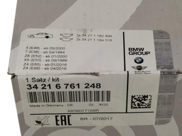 OE BMW ЗАДНИЕ ДИСКИ + КОЛОДКИ BMW X5 E53 324MM