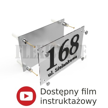 Адресная доска алюминиевая для дома, 30х40.