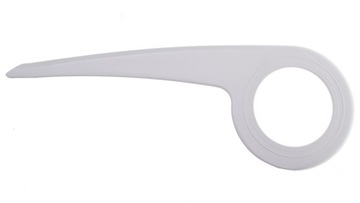 OSŁONA ŁAŃCUCHA DO KORB 38 BIAŁA UCHWYT 510mm
