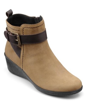 37 Botki damskie Hotter na stopę 25cm Camel