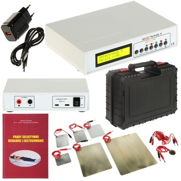 GENERATOR PRĄDÓW SELEKTYWNYCH SELECTRONIK-5 ZESTAW ELEKTRODY AKUMULATOROWY