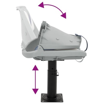 Складное сиденье для лодки, 2 предмета, 48x51x41 см.