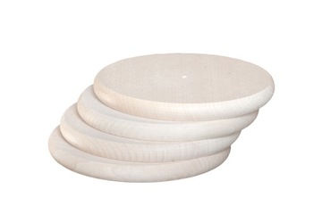 Drewniane koła 4 szt z drewna kółka śr. 17,5 cm