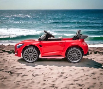 Детский автомобиль MERCEDES GT BATTERY CAR КОЖА+РЕЗИНА+ПУЛЬТ