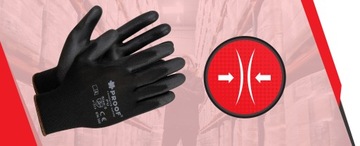 ЗАЩИТНЫЕ ПЕРЧАТКИ ПУЛИРЕТАН ПЕРЧАТКИ ДЛЯ СТРОИТЕЛЬНЫХ РАБОТ PROOF R9 10 ПАР