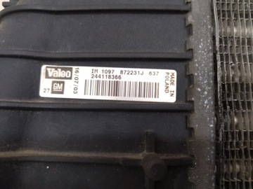 244118366 CHLADIČ VZDUCHU INTERCOOLER 2.2 DTI VECTRA C SIGNUM
