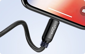 КАБЕЛЬ BASEUS STRONG USB 3В1 ДЛЯ IPHONE MICRO TYPE-C USB-C 3.5A 30СМ