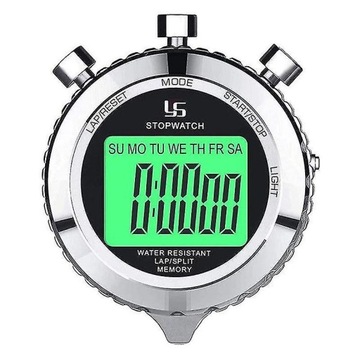Digital Stopwatch Timer Metal Stop Watch With
