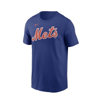 Koszulka Nike MLB Men's Fuse Wordmark Cotton Tee New York Mets - XXL