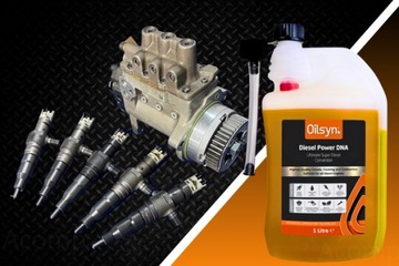 OILSYN Diesel Power DNA смазывает и очищает форсунки, VTG, DPF, EGR, цетановое число +5.