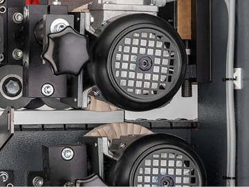 Кромкооблицовочный станок с предварительным фрезерованием Hebrock, предварительным фрезерованием углов