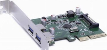 LogiLink karta PCI Express 2x USB 3.1