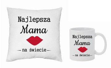 PODUSZKA KUBEK PREZENT NA ŚWIĘTA DLA MAMY TATY