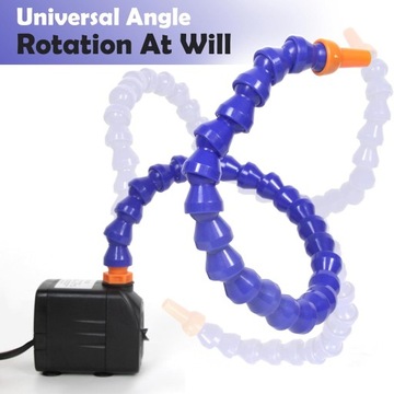 Детский настольный водяной насос с гибкой многосоставной трубкой и регулируемым потоком.