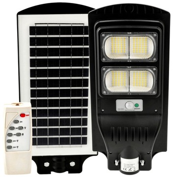 LAMPA SOLARNA LED Z Czujnikiem Ruchu Zmierzchu 60W