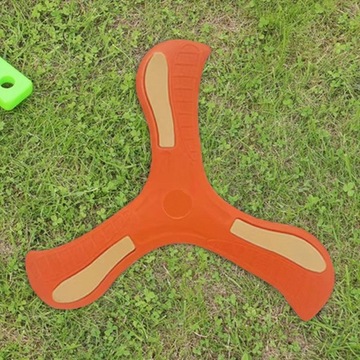 Детские игрушки Бумеранги Мягкие игры Легко бросать Открытый сад Возвращающийся оранжевый