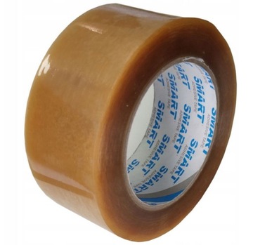 TAŚMA PAKOWA KAUCZUK MOCNA SOLVENT TRANSPARENT 48x132M 1 SZT.