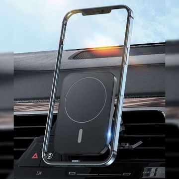 АВТОМОБИЛЬНЫЙ ДЕРЖАТЕЛЬ MAG SAFE ИНДУКТИВНОЕ ЗАРЯДНОЕ УСТРОЙСТВО ДЛЯ IPHONE 12 13 14 15 Вт PRO