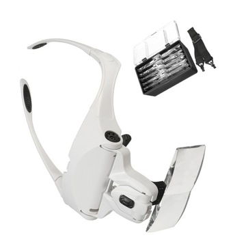 1 * Лупа. 1 * Повязка на голову. 5 * Объектив.