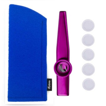Fioletowe KAZOO Kobaltowe ETUI + MEMBRANY