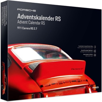 FRANZIS Porsche 911 Carrera RS 2.7 kalendarz adwentowy w skali 1:43