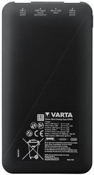 Powerbank Varta 5000 мАч белый