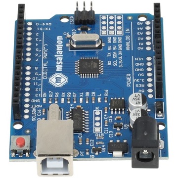 Uno R3 совместим с Arduino Uno CH340 — модуль клонирования с ATmega328P + GOLDPIN