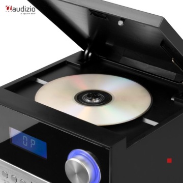 Стереосистема HiFi BT CD MP3 FM-радио USB-пульт дистанционного управления