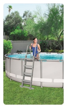 Drabinka basenowa Bestway 58332 4 stopnie 132 cm