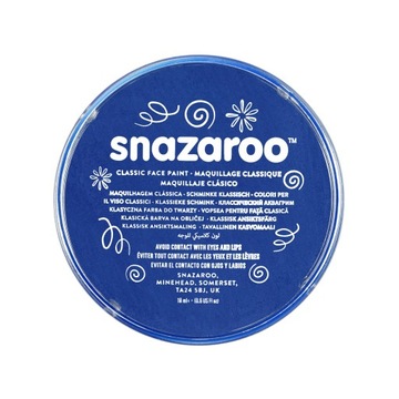 Farba do malowania twarzy - Snazaroo - niebieska