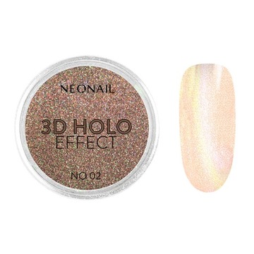 Pyłek Neonail 3D Holo Effect 02 Peach do stylizacji paznokci 2 g