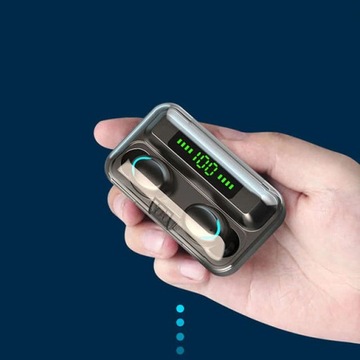 НОВЫЕ БЕСПРОВОДНЫЕ НАУШНИКИ BLUETOOTH 5.1 + СВЕТОДИОДНЫЙ ДИСПЛЕЙ POWERBANK