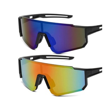 2x OKULARY ROWEROWE POLARYZACYJNE SPORTOWE UV400 POLARYZACJA