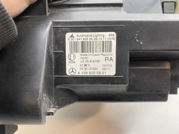 MERCEDES A TŘÍDA W169 SVĚTLO PRAVÁ PRAVÝ PŘEDNÍ A1698205861