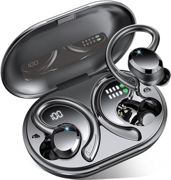 Słuchawki Bezprzewodowe Douszne Bluetooth 5.3 z Zaczepami na Uszy